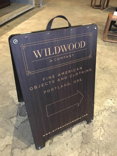 Wildwood and Company Custom Bamboo Business Signs
